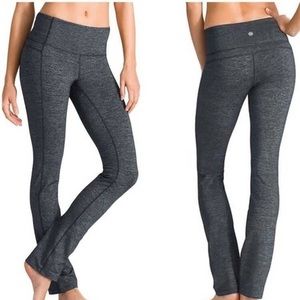 Athleta straight leg gray pants.